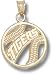 LSU Tigers Solid 10K Gold ''TIGERS'' Pierced Baseball Pendant