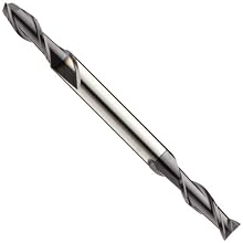Niagara Cutter DR209 High-Speed Steel End Mill, General Purpose, Regular Length, TiALN Coated, 2 Flutes, Double Square End