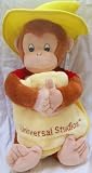 16 Plush Curious George Monkey in Yellow Cap Holding Cuddly Blanket Doll Toy