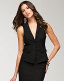 bebe Satin Striped Vest