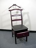 Dark Mahogany Manchester Chair Valet