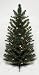 2' Pre-Lit Canadian Pine Artificial Christmas Tree - Clear Lights