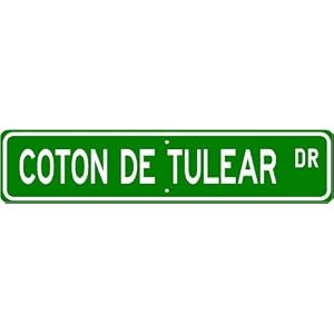 Coton de Tulear STREET SIGN ~ High Quality Aluminum ~ Dog Lover