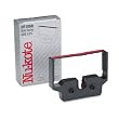 BR106N Calculator Ribbon, Nylon, Black/Red