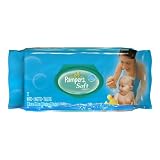 Pampers SoftCare Baby Fresh Wipes 1x Fitment Pack 72 Count (Pack of 4)