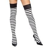 Womens Costume Outfit Accessory Hard Time Stockings