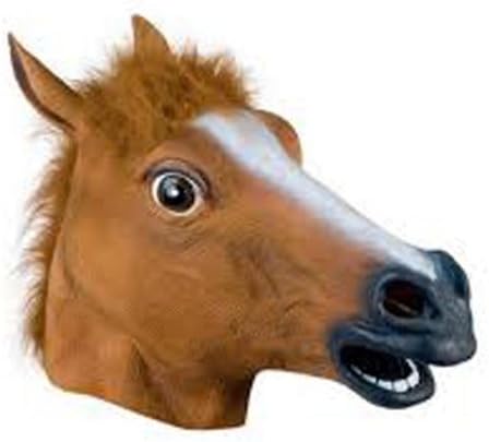 Horse Head Mask Funny Party Game PSY Gangnam Style Costume Prop Latex Face Mask Accoutrements Horse Head Mask