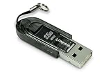 Kingston 1 GB microSD Card with USB 2.0 microSD Card Reader FCR-MRB+SDC/1GBKR (Black)