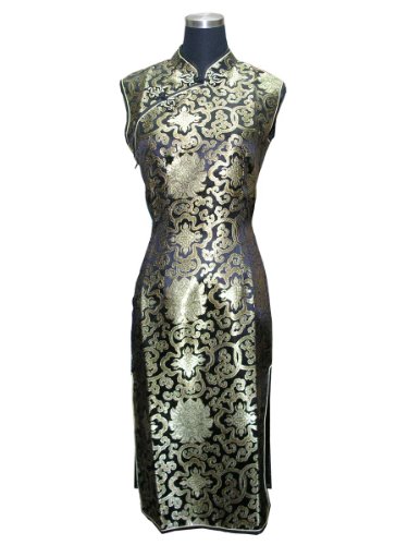 Riches and honor knee-length Chinese dress