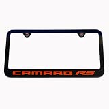 Chevrolet 2010 2011 Camaro RS Orange License Plate Frame by High-End Motorsports