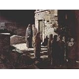 Nikolai Nikolaevich Ge (Christ with his disciples enter the Garden of Gethsemane) Art Poster Print - 11x17