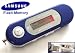 EvoDigitals 4GB Blue MP3 WMA Player (samsung memory) USB With FM Tuner, Voice Recorder + More