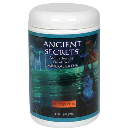 Ancient Secrets Mineral Baths, Aromatherapy Dead Sea, Eucalyptus, 32 oz (2 Lbs) 908 G (Pack of 2)