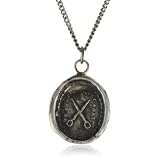 Pyrrha Scissors Silver 18 chain