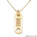 Roberto Coin 18K Yellow Gold 1.2 CTW Color C2-C3 VS1 Diamond and 0.01 CTW Ruby Unisex Necklace. Total Item weight 20.5 g.