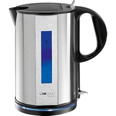 Clatronic 263097 WKS 3299 Wasserkocher Cordless 360� 1,5 Liter max, Titanium