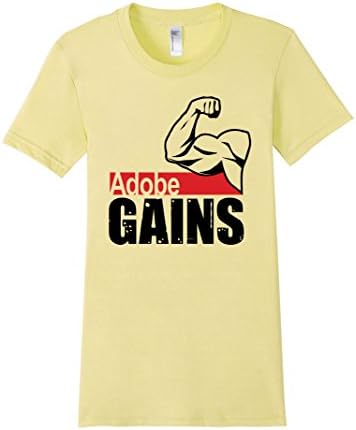 Women's Adobe Gains - Fake Natty Half Natty Unreal Photoshop Gains Large Lemon