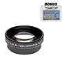 2x Digital Telephoto Professional Series Lens + DB ROTH Micro Fiber Cloth For The Nikon D3 D40 D40X D50 D60 D70 D80 D90 D100 D200 D300 D700 Digital SLR Cameras Which Have Any Of These (18-55mm 55-200mm 50mm) Nikon Lenses