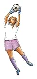 Girl Soccer Goalie Wall Decal