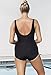 Aquabelle Women's Plus Size Confetti Engineered Swimsuit