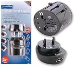 Electronics : World Travel Adaptor Plus USB Charger