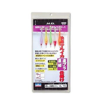 ダイワ(Daiwa) 快適マルイカ直結ブラ5本角仕掛け 07106284
