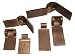 1932 FORD ROADSTER DOOR HINGES (SET OF 4)