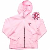 Boston Red Sox MLB Girls Lucky Full Zip Hooded Jacket (Pink)