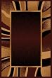 Traditional Area Rug, Supreme Brown 5'x8'