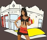 Barbecue Babe - 6pc Costume - Mini Skirt, Tie Top, Apron, Hat, Condiments