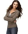 DKNY Jeans Hooded Half-Zip Pullover Sweater