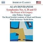 Hovhaness: Symphonies Nos. 4, 20 and 53; The Prayer of St. Gregory by  Alan Hovhaness, Keith Brion, The Royal Scottish Academy of Music and Drama Wind Orches, and John Wallace 