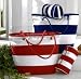 Summer Striped Tote Bag