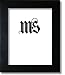 8.5x11 / 8.5`` x 11`` Frame for Picture Photo or Diploma, Solid Wood, Black, style #634