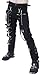 Dead Threads Men's Buckle Zips Chains Straps Cyber Goth Rave Trousers
