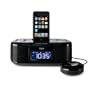 iLuv iMM153BLK Dual Alarm Clock with Bed Shaker for your iPod - Black