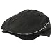 New Cotton Frayed Distressed Ivy Cabbie Cap Hat Large Extra Large Black