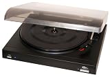 Elta 2955 Stereo-Plattenspieler mit Halbautomatik schwarz