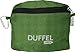 ChicoBag Reusable Duffel rePETe Shopping Tote (Online Green, Bag Handle 17-29-Inch, Bag Body 12-Inch x 19-Inch, Pouch 7.5-Inch x 6.5-Inch)