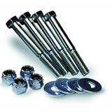 Tie Down Engineering 86256 Marine Hex Head Bolt with Washers and Nuts - Pack of 4