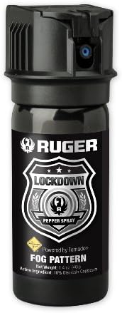 Ruger Pepper Spray- Flip Top Fogger Lockdown (40 gram)