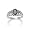 Garnet Silver Ring Size 5