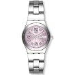 Swatch Women's CORE COLLECTION YLS706G Stainless-Steel Quartz Watch with Pink Dial