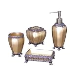Du Barry Bath Counter Accessory Set (Gold) (5