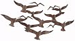 Seagulls Wall Art, 22"Hx42"W, RUST