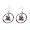 Alabama Crimson Tide Elephant - Ncaa Floating Logo Hoop Earrings Image #1 Alabama Crimson Tide Elephant - Ncaa Floating Logo Hoop Earrings Image #1