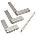 3 Machinist Squares Metalworking Carbide Pen Scriber