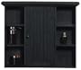 Warner Wall Cabinet, ONE DOOR, BLACK