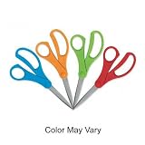(Price/EA)Student Scissors, Steel Blades, 7 Full Length, Assorted