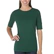 Juniors Mossimo Supply Co. Elbow-Sleeve Crewneck Tee - Green Marker